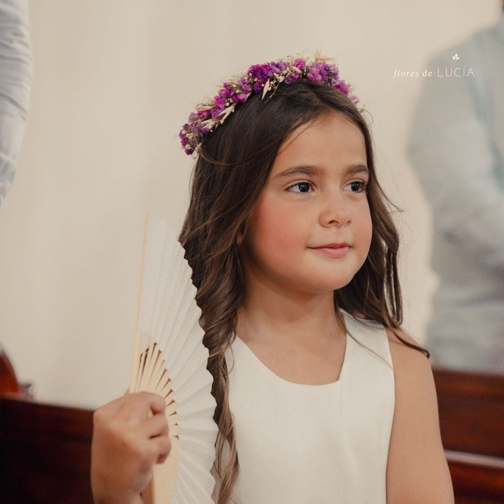 Diadema con Flores de Pradera